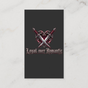 lOYAL Over Romantic Business Card