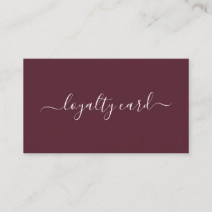 Loyalität 10 Nails Lashes Beauty Visitenkarte Business Card