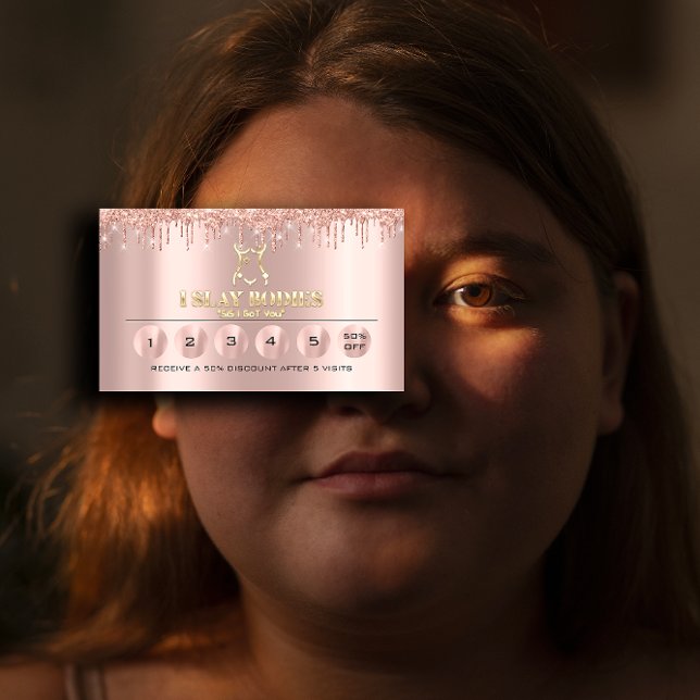 Loyaliy 6 Body Sculpting Drips  Rose Logo  Business Card (Loyaliy 6 Body Sculpting Drips Rose Logo Business Card)