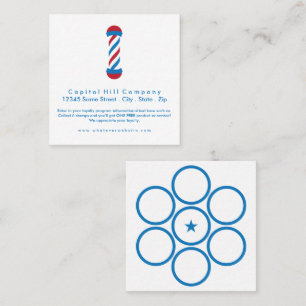 loyalty barbershop square card