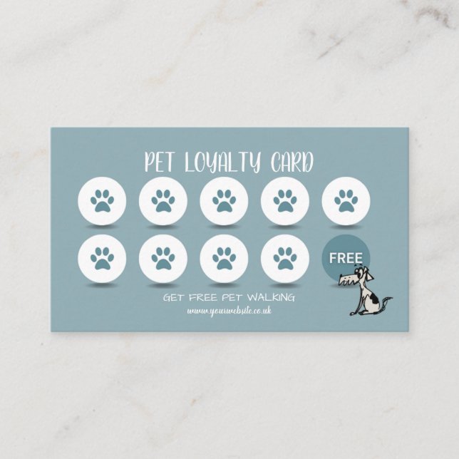 Loyalty Business Card (Front)