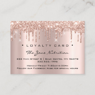 Loyalty Card 6 Punch Nutrition Health Herbs