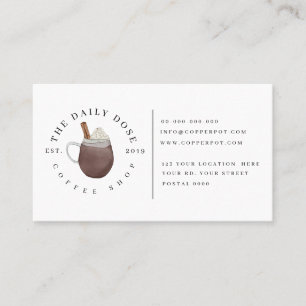 Loyalty card for coffee shop Business Card