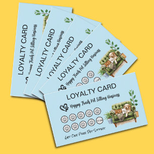 Loyalty Card for Pet Sitters and Dog Walkers