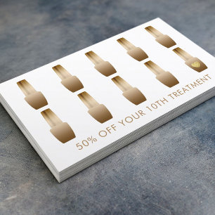 Loyalty Card   Nail Salon Makeup Artist Manicurist