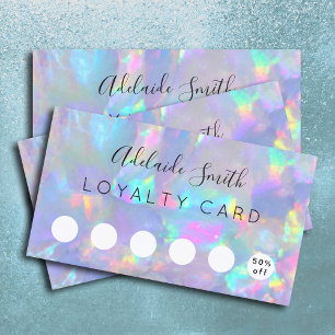 loyalty card opal gemstone