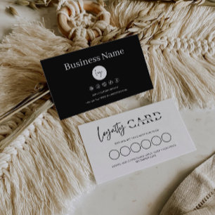 Loyalty Card Template,Modern Customer Loyalty Card