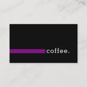 Loyalty Coffee Punch Modern Purple Card