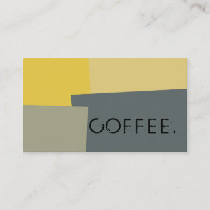 Loyalty Coffee Punch Modern Retro Colour #15 Card