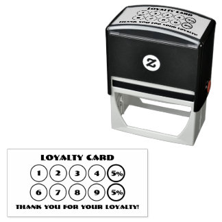 Loyalty Discount 2X5pc Self-inking Stamp