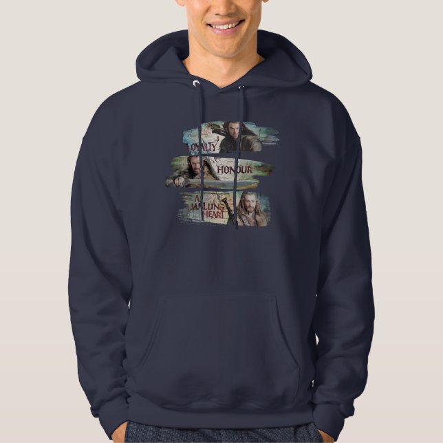 Loyalty, Honour, A Willing Heart Hoodie (Front)