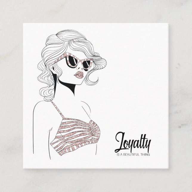 Loyalty is a Beautiful Thing Rose Gold ID554 Card (Front)