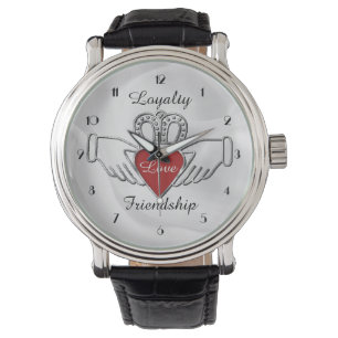 Loyalty Love Friendship Claddagh Wrist Watch