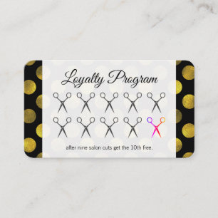 Loyalty Program Polka Dot Card