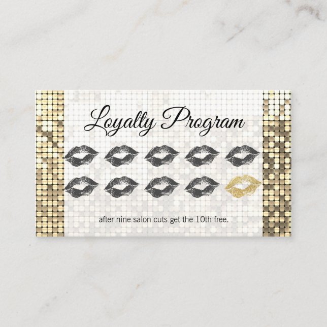 Loyalty Program / Sequin / Beauty Card (Front)