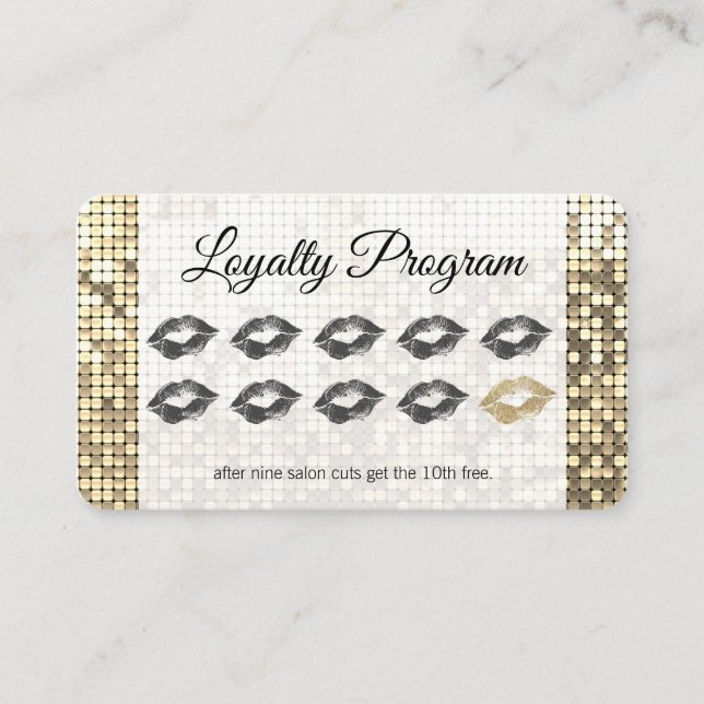 Loyalty Program / Sequin / Beauty Card (Front)