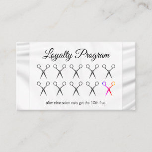 Loyalty Program / Silk Drapery / Stylist Card