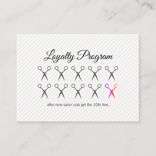 Loyalty Program / Stylist Card (Front)