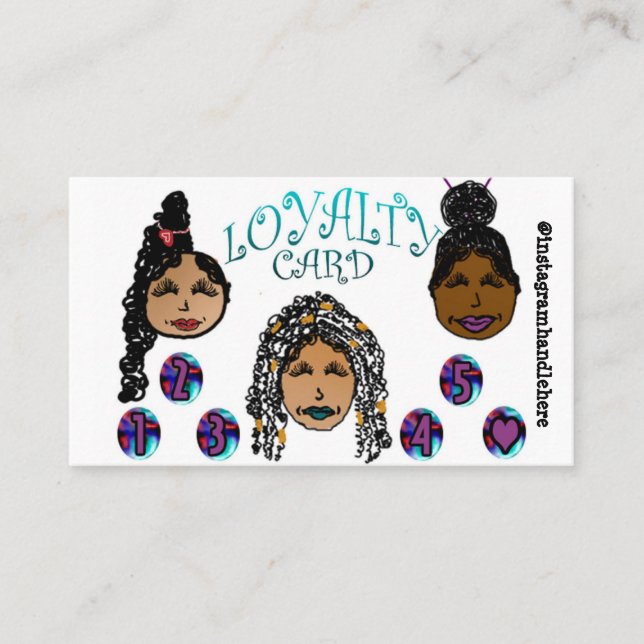 Loyalty "Punch" Card (Front)