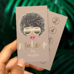 Loyalty Punch Card   Modern Natural Hair Makeup