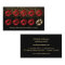 Loyalty Punch Card - Red Glitter and Gold