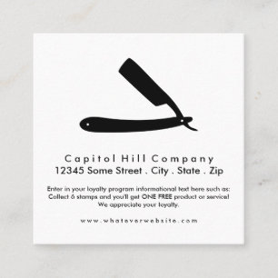 loyalty razor square card