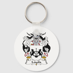 Loyola Family Crest Key Ring