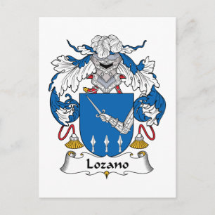 Lozano Family Crest Postcard