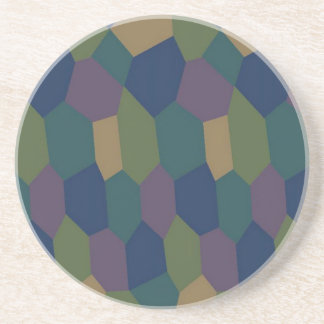 Lozenge Camouflage Coaster