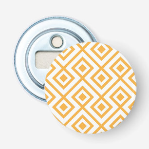 Lozenge shaped geometric pattern bottle opener
