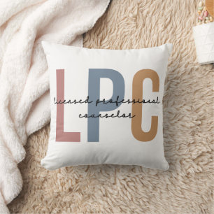 LPC Licensed Professional Counsellor Cushion