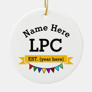 LPC Ornament Licensed Professional Counsellor Gift