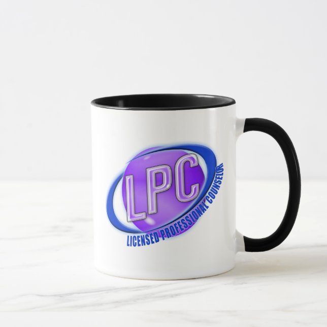 LPC SWOOSH LOGO LICENSED PROFESSIONAL COUNSELOR MUG (Right)