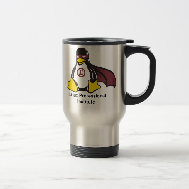 LPI Avenger Penguin Travel Mug (Right)