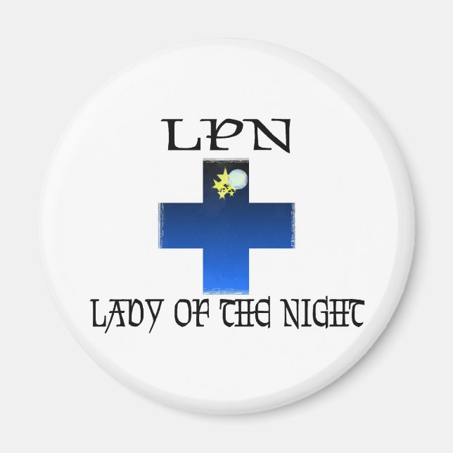 LPN-Lady of The Night Magnet (Front)