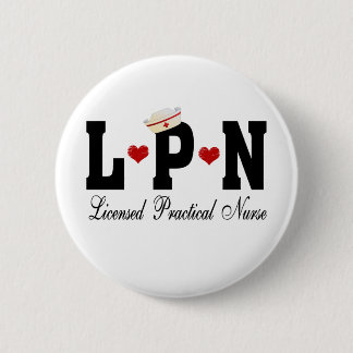 LPN Licensed Practical Nurse 6 Cm Round Badge