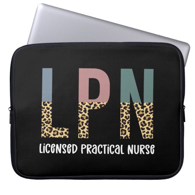 LPN Licensed Practical Nurse LPN Graduation Gift Laptop Sleeve (Front)