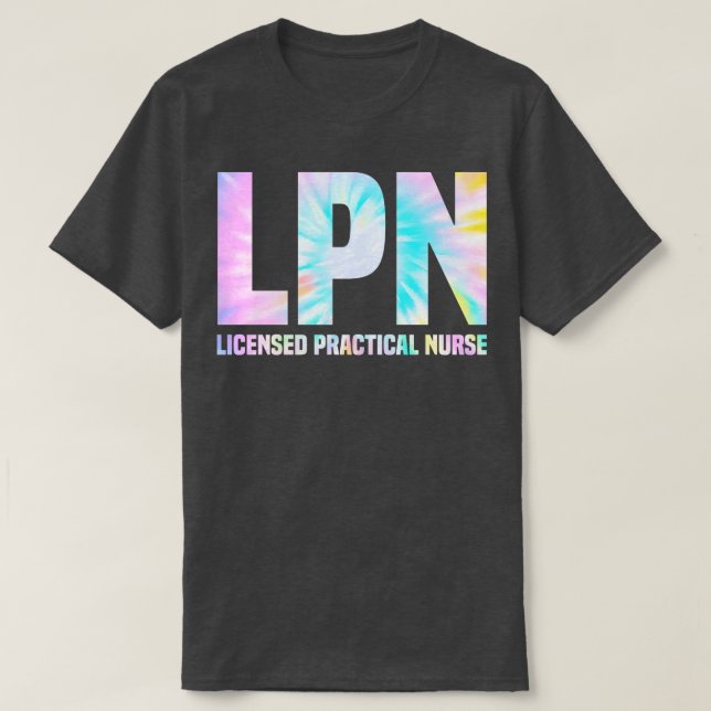 LPN Licensed Practical Nurse T-Shirt (Design Front)