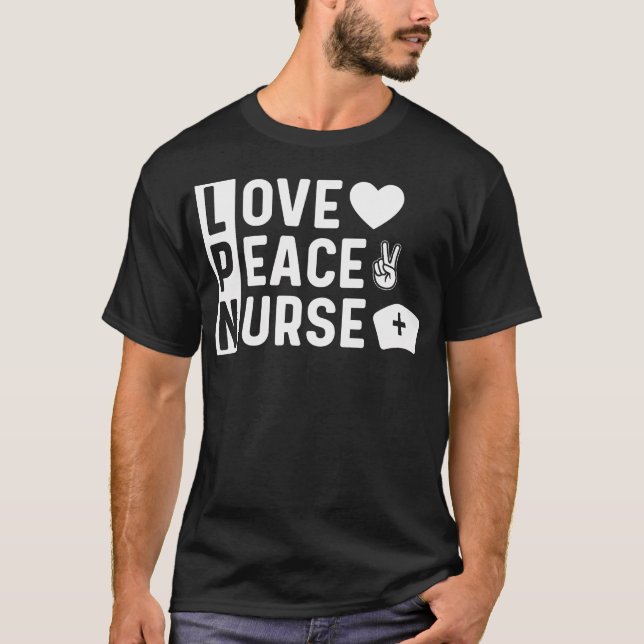 Lpn Love Peace T-Shirt (Front)