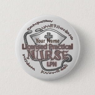 LPN Nurse Axiom 6 Cm Round Badge