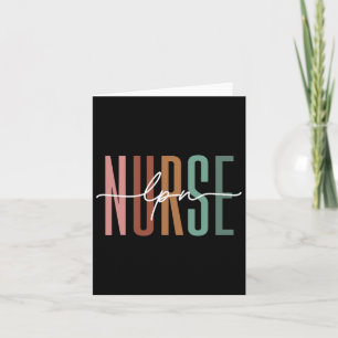 Lpn Nurse Licensed Practical Nursing Nurse Week He Card