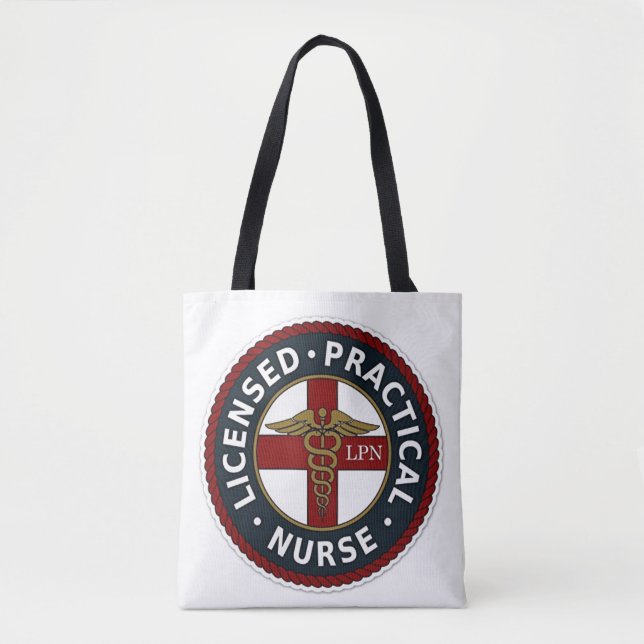 LPN Nurse Tote Bag (Front)