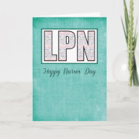 LPN Nurses Day in Words