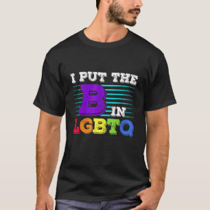 Lqbtq Flag Gay Rainbow Flag Pride Bisexual Gay Bi T-Shirt