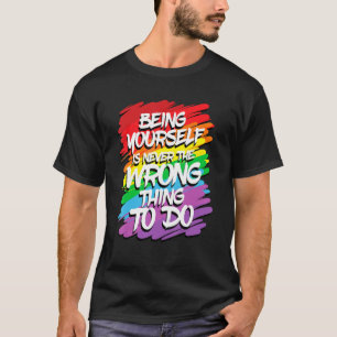 Lqbtq Flag Gay Rainbow Flag Pride Bisexual Gay Bi T-Shirt