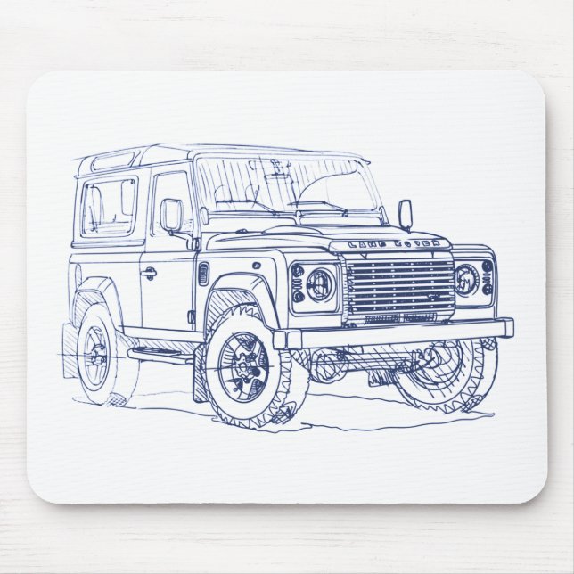 LR Defender 2013 Mouse Pad (Front)