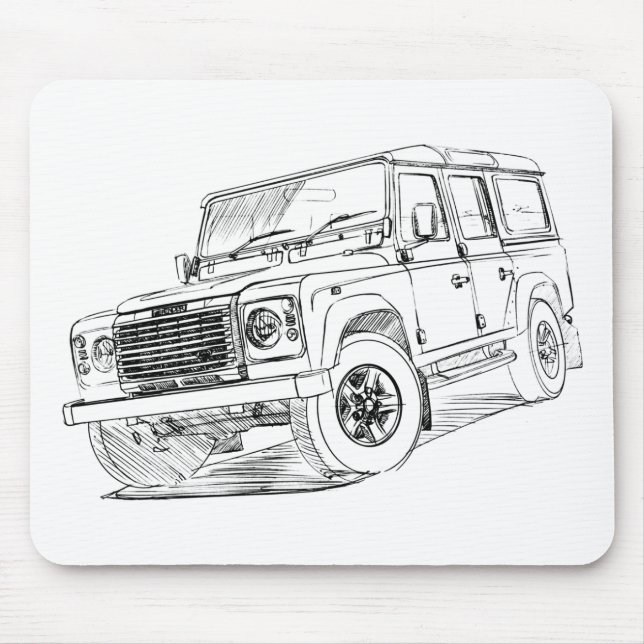 LR Defender Mouse Pad (Front)