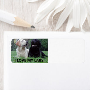LR I Love My Labs with picture