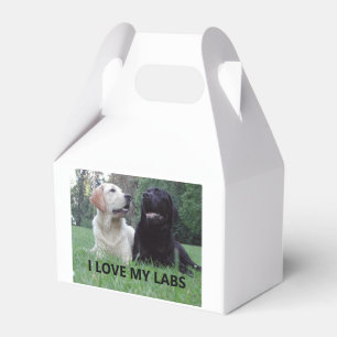 LR I Love My Labs with Picture Favour Box