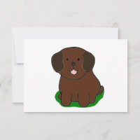 LR kawaii chocolate lab cartoon
